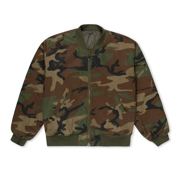 SHOE REVERSIBLE CAMO BOMBER JACKET