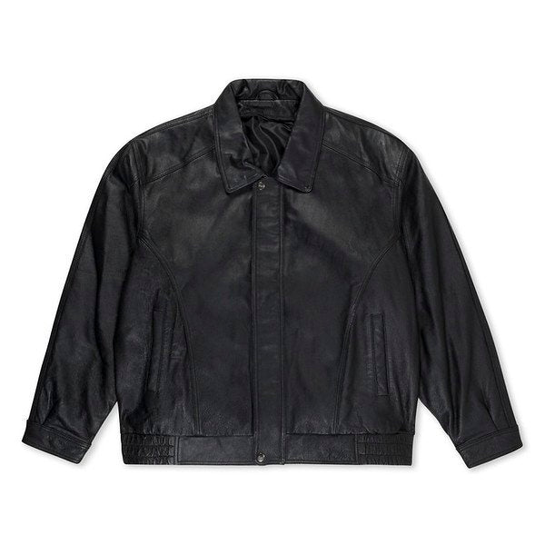 SHOE LEATHER BOMBER JACKET
