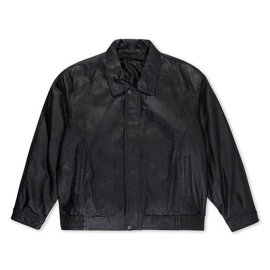 SHOE LEATHER BOMBER JACKET