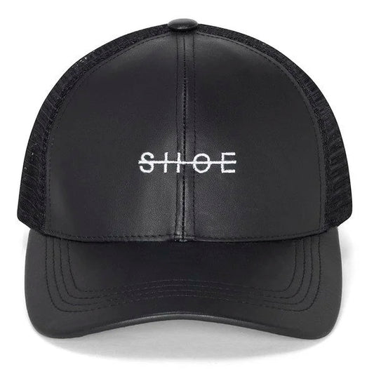 SHOE LEATHER TRUCKER HAT